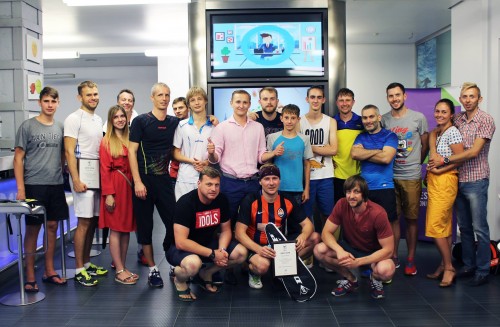 В клубе Гран-При проходили соревнования по сквошу при поддержке украинского бренда Impression